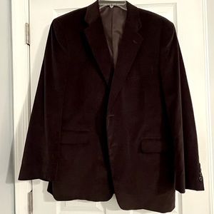 Adolfo Corderoy Blazer - Men’s 44R XL - Coffee Bean Brown